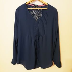 Slate Blue Rue21 Blouse | EUC